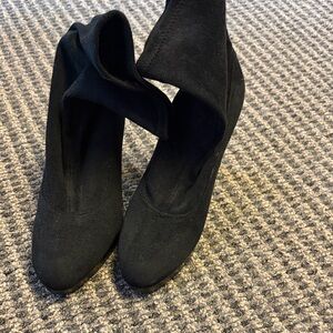 Nine West Black Heeled Boots